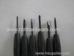 6 Piece Precision Screwdriver Set With Molded Handles