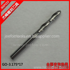 ball end mill wood drill bits two flute sprial ball bits