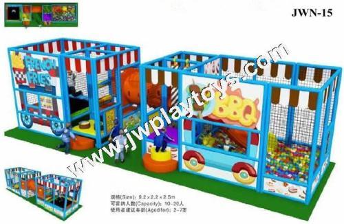 Kids Indoor Play World with Trampoline