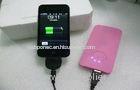 2400mah Pink Emergency USB Phone Charger With LED Light For Nokia