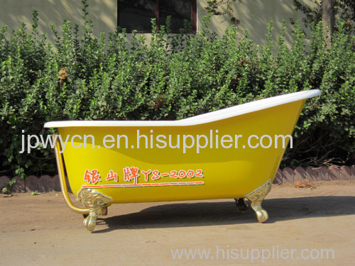 Cast iron enamel bathtub-classical