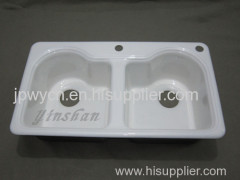 ENAMELED CAST IRON SINK