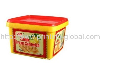 Hot stamping film for cracker box