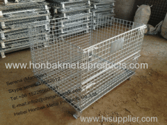 Wire Mesh Container/Tote box /Foldable Wire Mesh Basket 1000*800*840mm