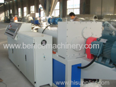 Plastic pipe production line