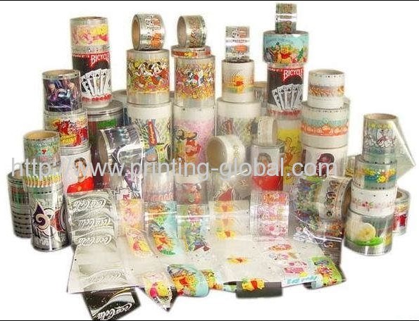 Hot stamping film for vase