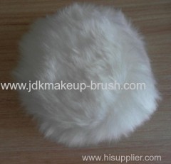 Lovely Cosmetic Plush Puff with silk ribbon