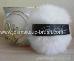 Lovely Cosmetic Plush Puff with silk ribbon