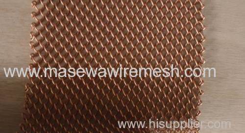 golden decorative mesh metal room divider