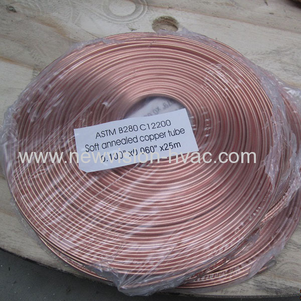 Air Conditioner Straight Copper Tube - ASTM B280 Standard