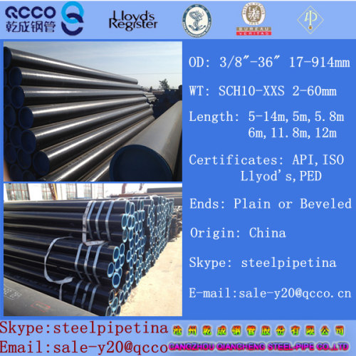 Ferritic alloy-steel pipe a335 gr.p91 168.3*10.97mm