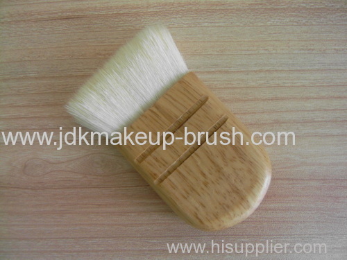 Eco-friendly Natural wooden handle Compact Blush Brush