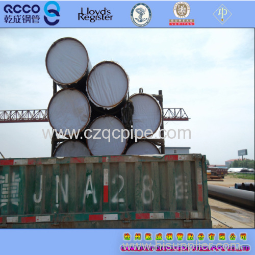 Big diameter pipes API 5L pipelines