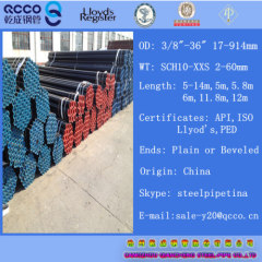 Ferritic alloy-steel pipe a335 gr.p91 168.3*7.11mm
