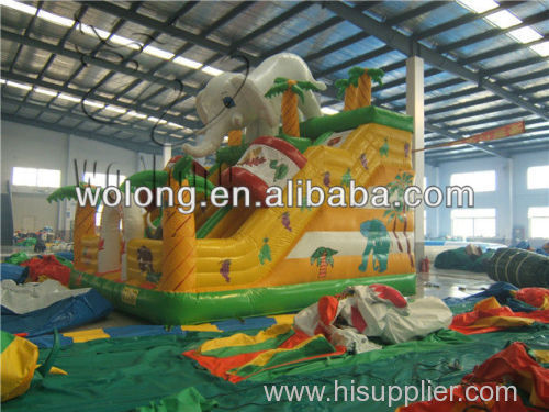 Wolong brand factory selling inflatabe castle