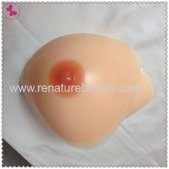 Silicone lumpectomy breast forms