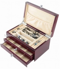 Rosewood piano finish wooden jewelry storage packing gift box