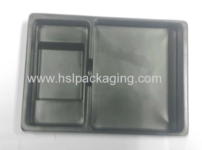 2013 shenzhenCustom Black Plastic Electronic ESD PS Tray