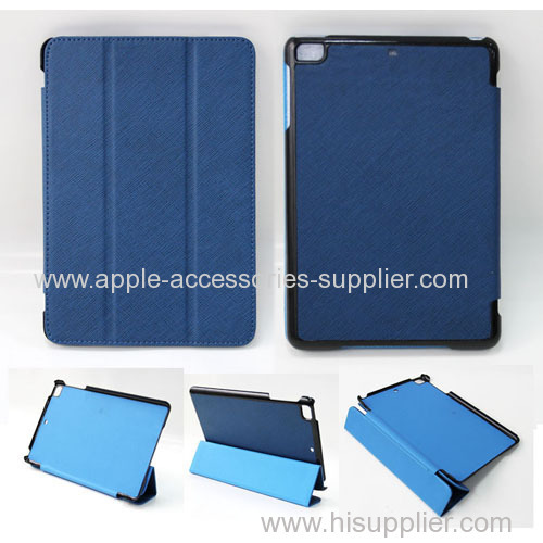 iPad mini stand case 3 way folding case for iPad mini Slim leather case for iPad mini