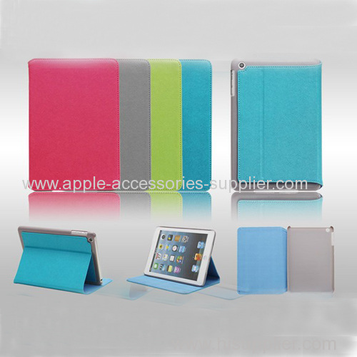 iPad mini stand case 2 way folding case for iPad mini Slim leather case for iPad mini