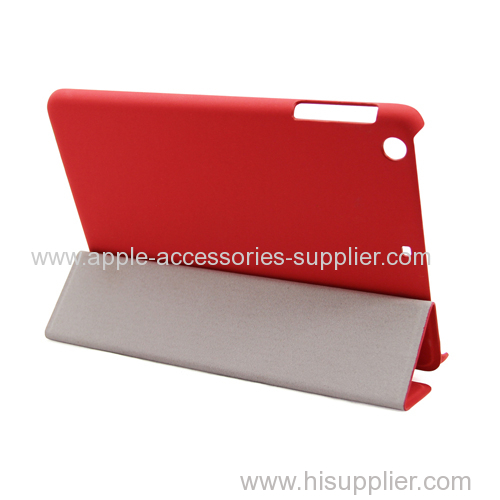 iPad mini stand case 3 way folding case for iPad mini Slim leather case for iPad mini