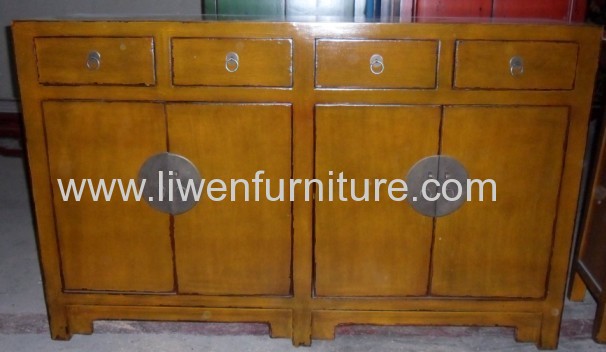 Antique Chinese distressed buffet