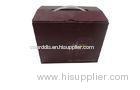 Jewelry Purple Printed Cardboard Box Packaging , Corrugated Paper Box