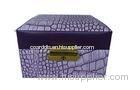 Retail Jewellery Packaging Boxes 110*110*90 , Leather Jewelry Boxes