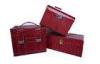 Red Velvet Jewellery Packaging Boxes Promotion , 165*230*195mm
