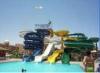 Commercial Fiberglass Water Slide , 12m - 15m Height Water Park Equipments For Kids