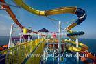 curved water slide water park slides