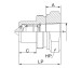 Thread Locked Type Hydraulic Quick Coupling