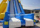 Big Inflatable Commercial Water Slides , Children Amusement Park Water Slides For Holiday Resort