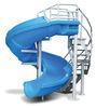 OEM Fiberglass Kids' Water Slides Playground System , Swimming pool Play Equipment