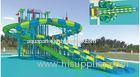 Durable Amusement Park Adults / Kids Water Slides Fiberglass Speed Water Slides Equipment