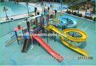 Outdoor Playground Equipment Aqua Playground Fiberglass Water Slide For Kids