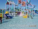 OEM Outdoor Aqua Playground Water House Structures , Galvanization / Painting