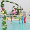 Water Amusement Park , Aqua Playground With Water Slide For Family Fun