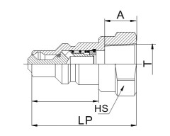 Super High Pressure Hydraulic Quick Coupling