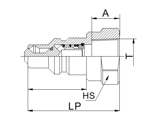 Super High Pressure Hydraulic Quick Coupling