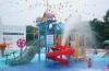 Parent - Child Aqua Playground With Pump Fiberglass Water Slide For Amusement Park