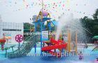 Parent - Child Aqua Playground With Pump Fiberglass Water Slide For Amusement Park