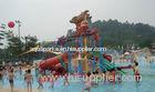 Hot - Dip Galvanized Kids' Water Playground , Water Park Equipment With Body Slide