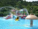Outdoor Commercial Fiber Glass Water Playground Pumping Equipment For Children Customized