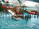 Customized Fiber Glass Colorful Spray Water Park Equipment For Adults / Kids