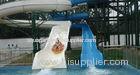 Outdoor Open Spiral Slide Water Playground Equipment , Barrel Slide For Water Park