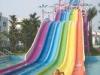 Rainbow Slides Waterpark Equipment / Outdoor Water Playground Equipment For Adults Relax