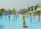 Sunflower Water Spray , Aqua Blue Water Park Equipment Leisure World For Kids