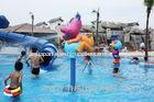 Aqua Blue Water Park Playground Equipment , Aquatic Play Structures