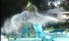 Customized Fiberglass Spray Aqua Blue Water Park Equipment For 3 - 5 Persons